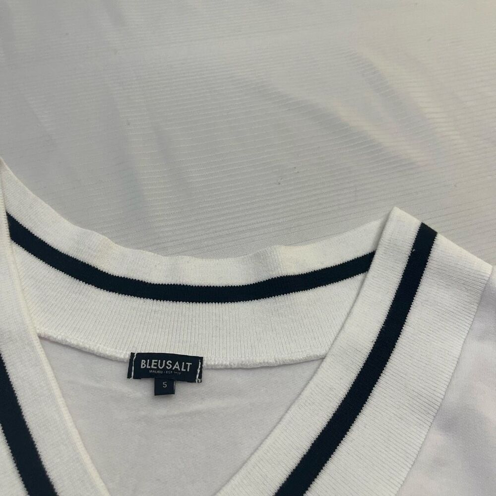 Bleusalt Malibu White Black Top Size 5 US 1X - Picture 3 of 7